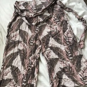 Free people palm print culottes